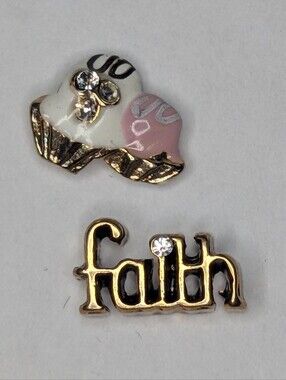Origami Owl "Box Of Chocolates" and Faith Charm Set - Inspired By Forrest Gump